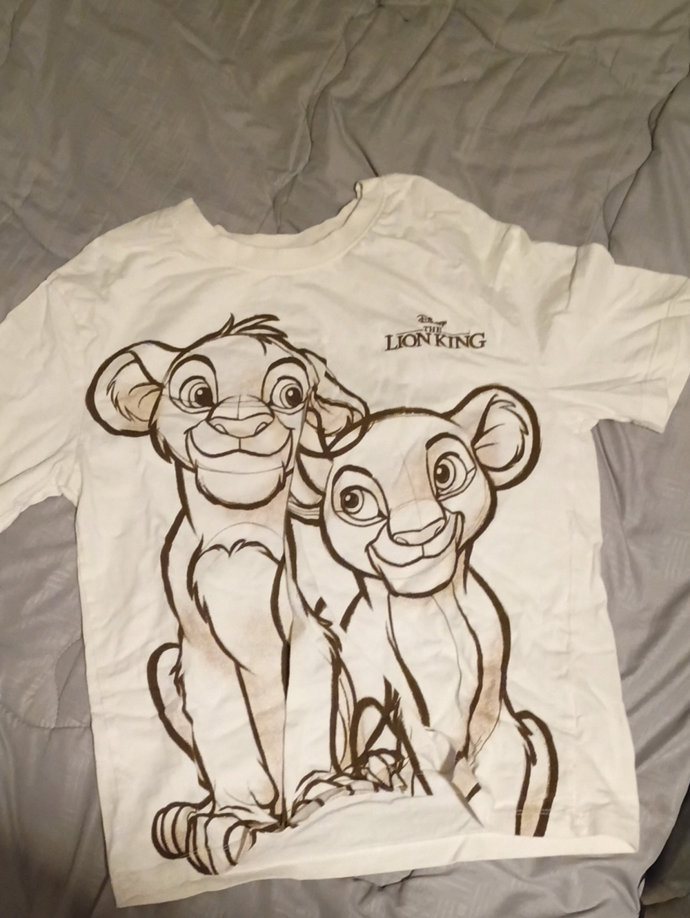 The Lion King White Kids Graphic Tee
